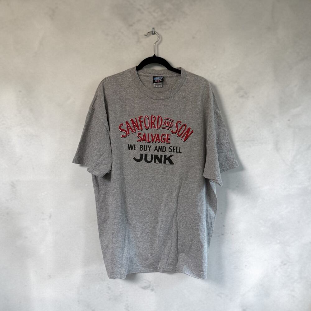 Sanford and Son Salvage Mens Tshirt - Gray Size 2XL